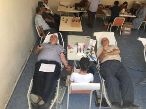 Altıntaş’ta 15 Temmuz etkinlikleri kapsamında kan bağışı