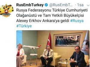Rusya’nın Ankara Büyükelçisi geldi