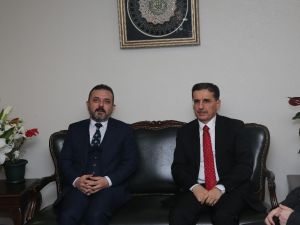 Ankara Valisi Topaca’dan Sincan Belediye Başkanı Ercan’a ziyaret