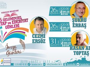 Kuşadası 5. Kitap ve Edebiyet Günleri 26 Ağustos’ta başlıyor