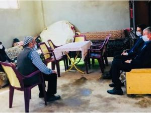 Kaymakam Gülyer’den şehit ailelerine ziyaret