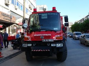 Bağdat Caddesi’nde iş merkezinde yangın paniği