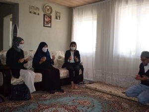 Göreve yeni başlayan Kaymakam, ilk olarak şehit ve gazi ailelerini ziyaret etti