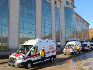 Tunceli’de 4 yeni ambulans hizmete girdi