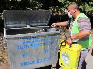 Toroslar’da dezenfekte çalışmaları devam ediyor