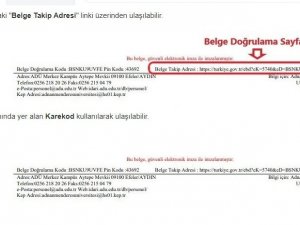 ADÜ’de E-Devlet üzerinden ’belge doğrulama hizmeti’ başladı