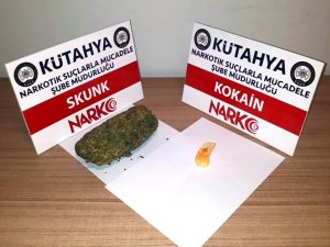 Kütahya’da durdurulan araçta uyuşturucu ele geçirildi