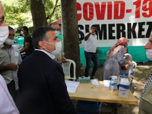 Mobil aşı araçları köylerde