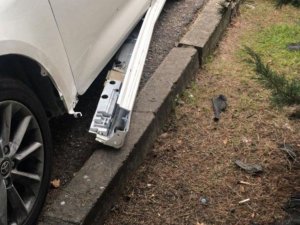 Ankara’da köpekler bir kediyi yakalamak için arabanın tamponunu parçaladı: Olay anları kamerada
