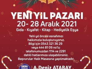 Didim Belediyesi, esnaf ve vatandaşları yeni yıl pazarında buluşturacak