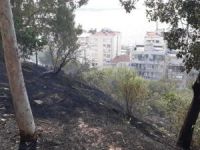 İzmir’de parkta korkutan yangın