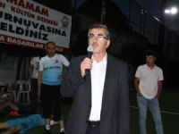 Halı saha turnuvasının şampiyonu Umut Bazlama oldu
