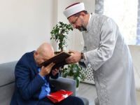 Diyanet İşleri Başkanı Erbaş, 15 Temmuz gazisi TEM eski Daire Başkanı Aslan’ı ziyaret etti