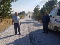 Şaphane’de köy yolları çalışmaları