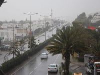 Bodrum’da cadde ve sokaklar göle döndü