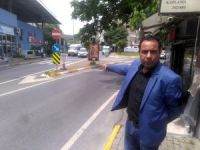 Sarıyer’de ters yönden gelen motosiklet yaşlı adama böyle çarptı