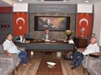 TBMM eski Başkanı Cemil Çiçek Edremit Belediye Başkanı Hasan Arslan’ı ziyaret etti