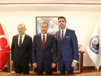 Vali Ali Yerlikaya’dan Başkan Gökhan Yüksel’e tebrik ziyareti