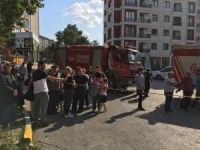 Çekmeköy’de bir apartmanda yangın paniği