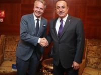 Bakan Çavuşoğlu, Finlandiyalı mevkidaşı ile bir araya geldi
