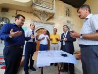 Tarihi camide restorasyon çalışmaları dualarla başladı