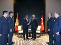 Cumhurbaşkanı Erdoğan, Kırgız mevkidaşı Ceenbekov ile görüştü