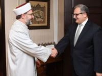 Diyanet İşleri Başkanı Erbaş’tan Pakistan’ın Ankara Büyükelçisi’ne teşekkür