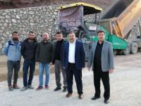 Emet Belediyesi’nden yol çalışmalarına destek