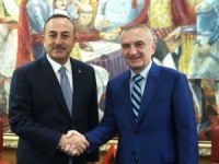 Bakan Çavuşoğlu, Arnavutluk Cumhurbaşkanı Meta tarafından kabul edildi