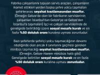 İçişleri Bakanlığından yolcu taşımacılığına ilişkin ek genelge