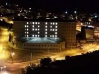 KYK binasına gece yazılan 1919 yazısı ilgi gördü