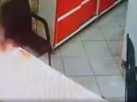 Cep telefonunun bataryası bomba gibi patladı