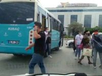 Uygulamadan kaçan otobüsten 40 yolcu çıktı