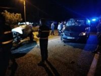 Traktörü fark etmeyerek arkadan çarptı