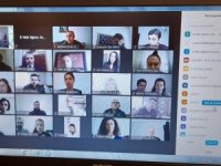 Okumuş, ilk yarının son ders zilini Karpuzlulu öğretmenlerle çaldı