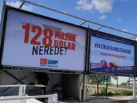 Aydın'da CHP'nin '128 milyar dolar nerede' afişleri kaldırıldı