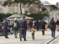 Sultanahmet çevresinde turist yoğunluğu