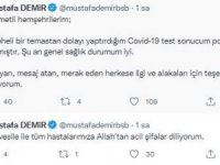 Başkan Mustafa Demir koronaya yakalandı