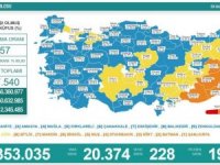 Son 24 saatte korona virüsten 228 kişi hayatını kaybetti