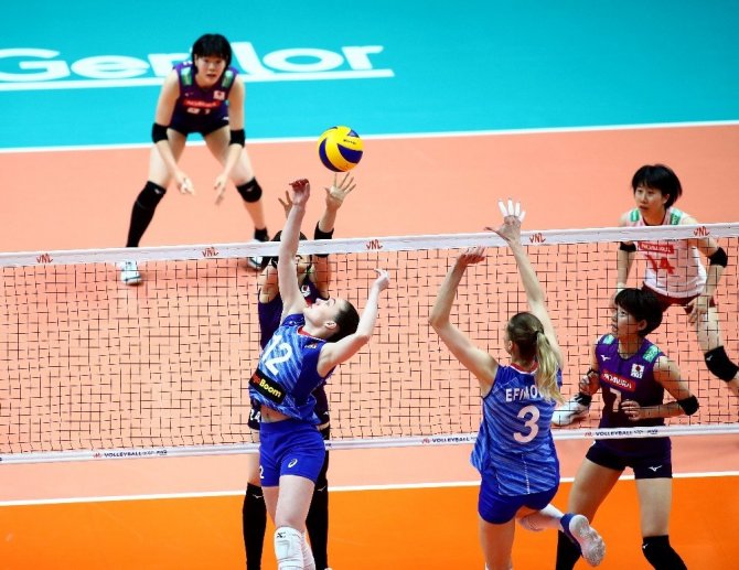 2019 Fivb Voleybol Milletler Ligi Japonya 3 Rusya 1