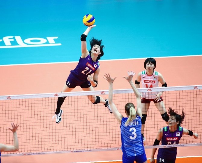 2019 Fivb Voleybol Milletler Ligi Japonya 3 Rusya 1