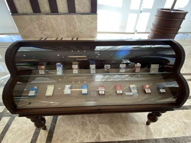 Cumhurbaşkanı Erdoğan’ın sigarayla mücadelede topladığı sigara paketleri bu sergide