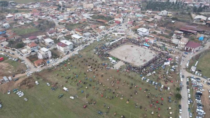 Efeler’de develer kıran kırana mücadele etti