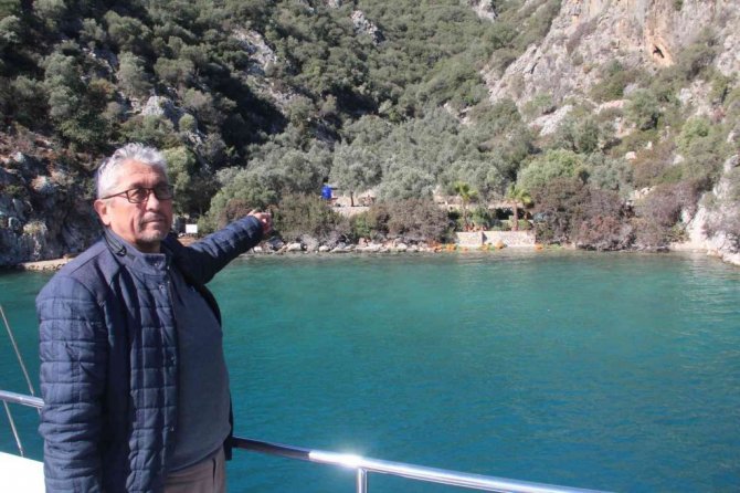 Göcek’te koylardaki kaçak yapılaşma yerinde incelendi