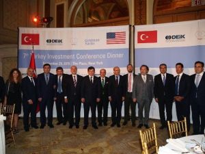 Deik, Başbakan Davutoğlu’nu New York’ta Amerikan Yatırımcılarla Buluşturdu