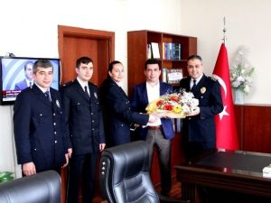 Emniyet Müdüründen Kaymakam Kılınç’a Ziyaret