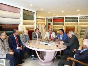 ATO Başkanı Bezci, Siteler Esnafını Ziyaret Etti