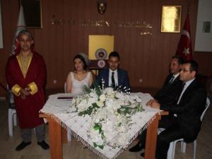 Milas’ta Adliye Çalışanları Adliyede Evlendi