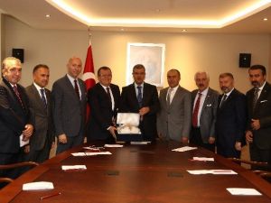 ATO’dan Başbakan Yardımcısı Kaynak’a Ziyaret