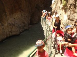 Kartpostallık Saklıkent Kanyonu Ziyaretçi Akınına Uğruyor FOTO HABER